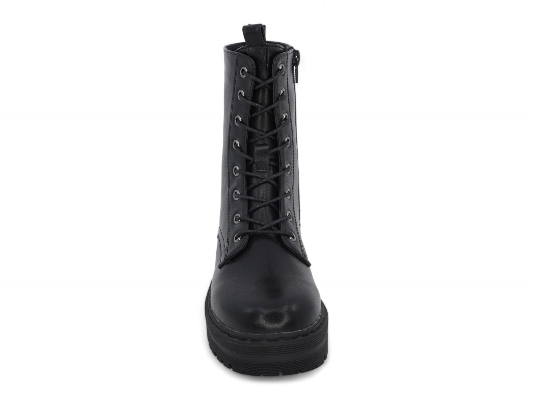 Girls Black Leni Combat Boot