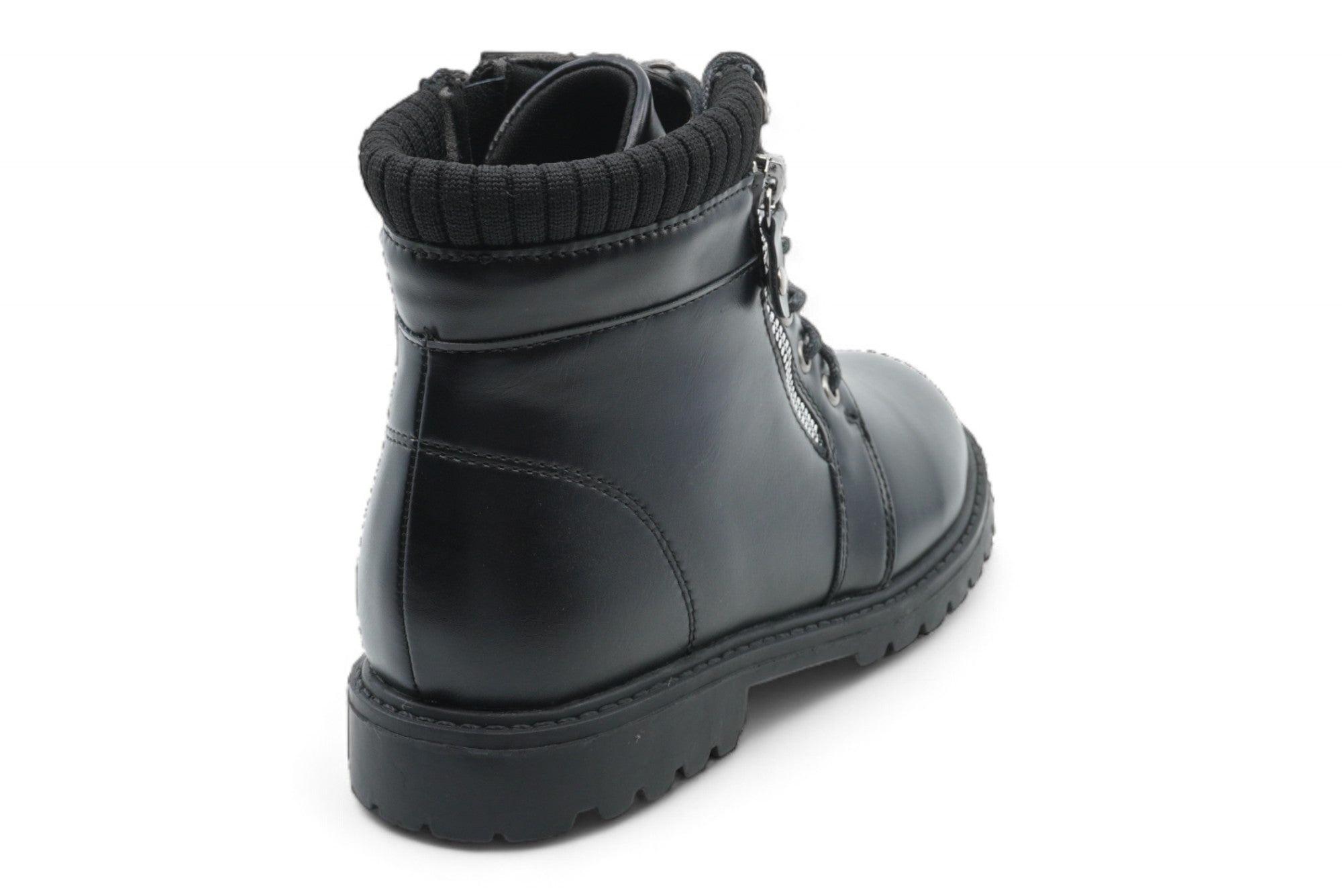 Girls Black Serena Combat Boot