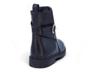 Girls Black Flower Boots
