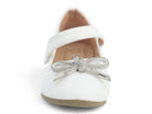 Toddler White Selene Flat