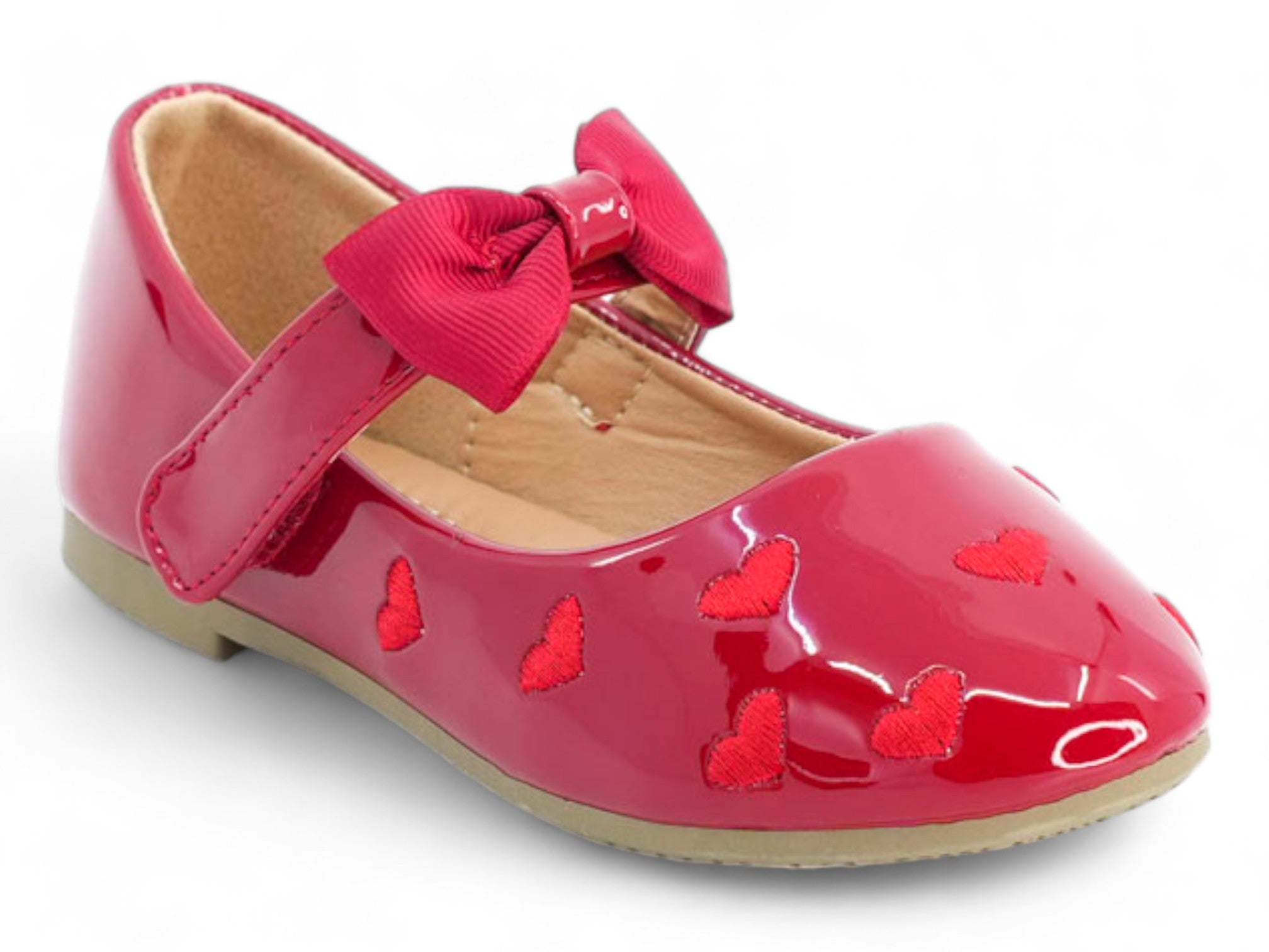 Toddler Red Ivanna Flat