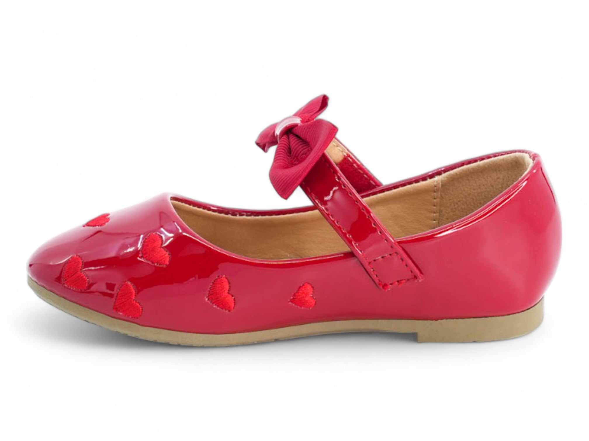Toddler Red Ivanna Flat