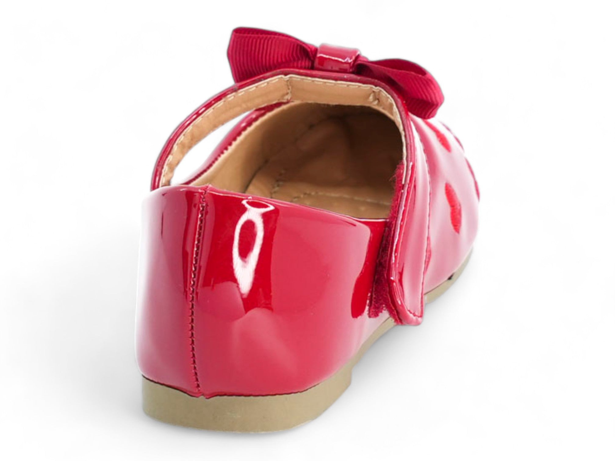 Toddler Red Ivanna Flat
