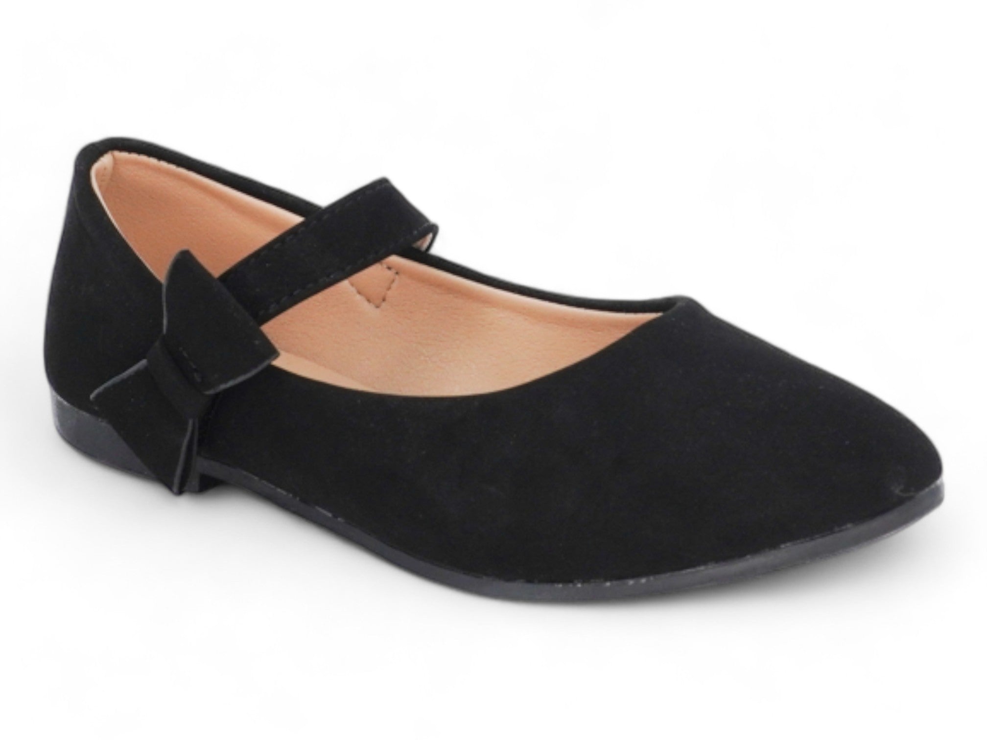 Toddler Black Leonor Flat