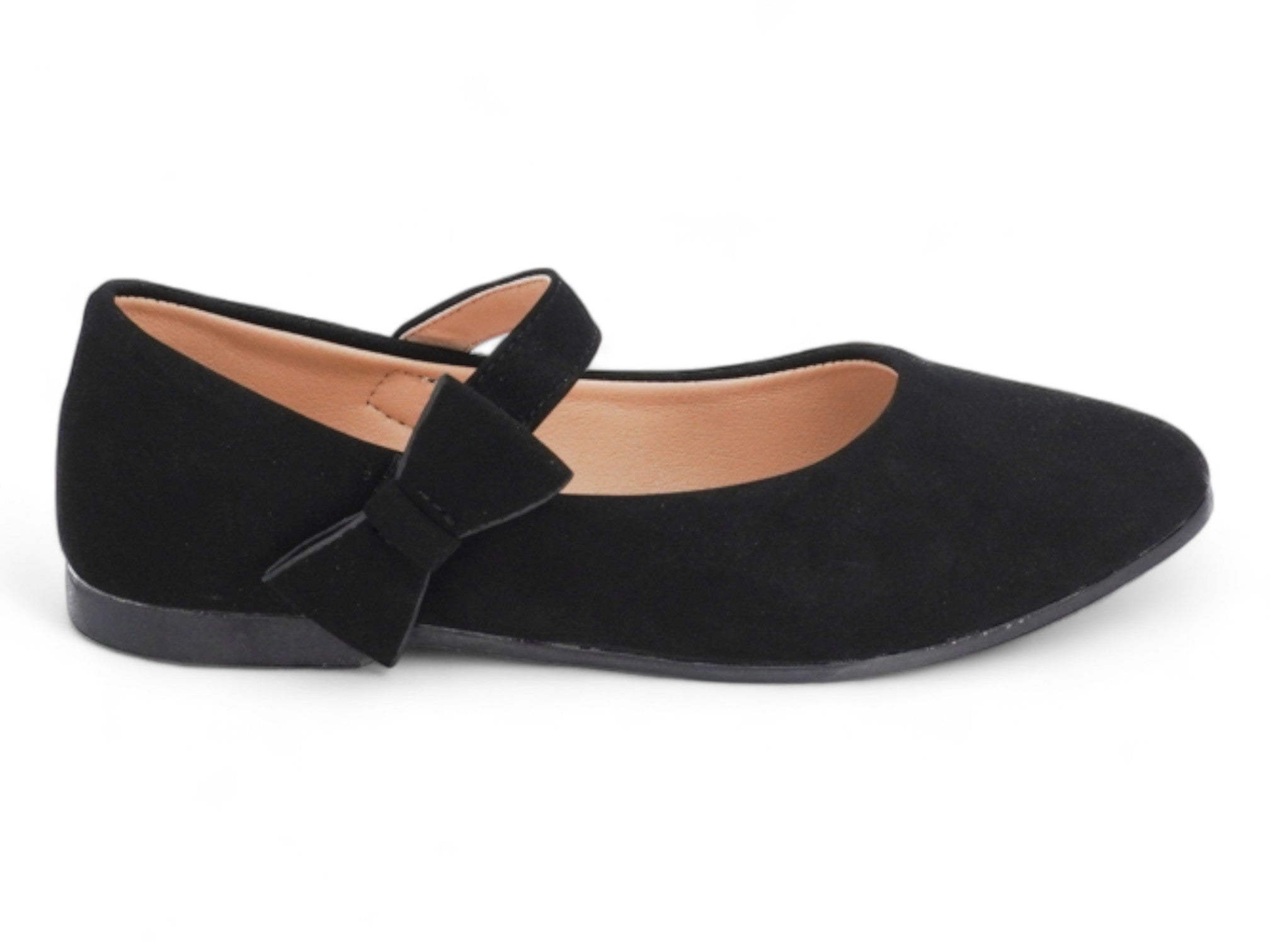 Toddler Black Leonor Flat