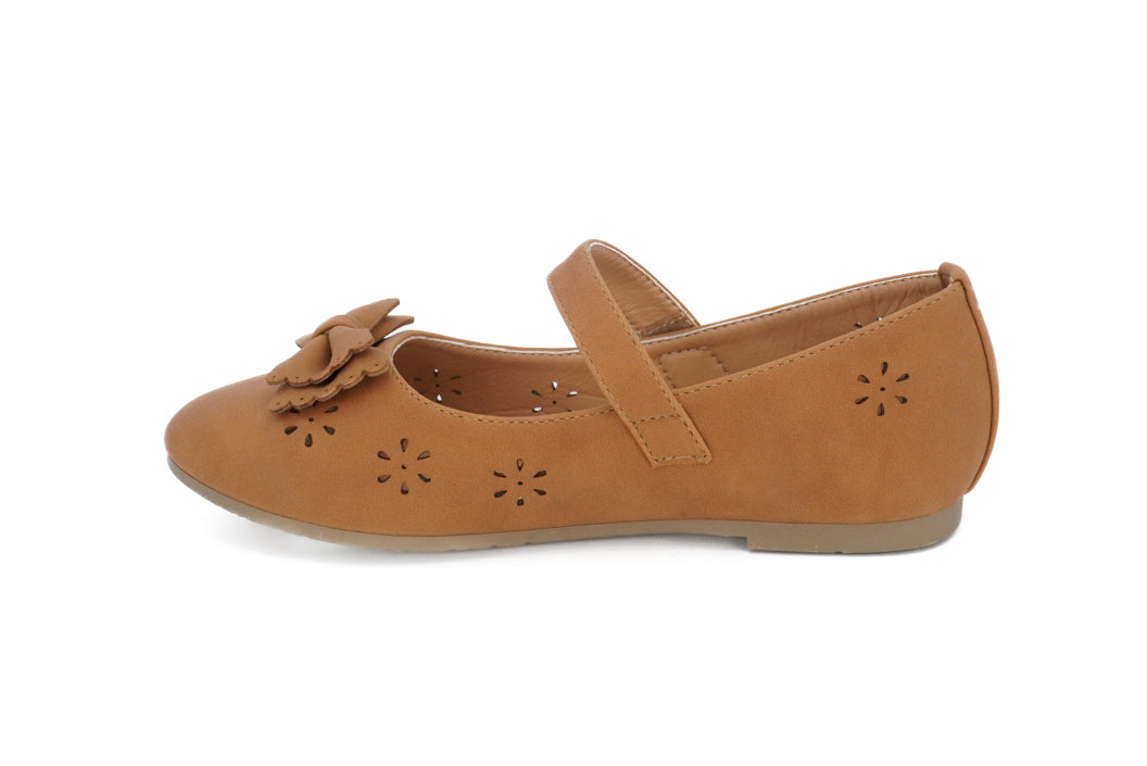 Toddler Tan Amaya Bow Flat