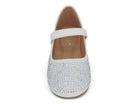 Toddler White Alma Flat