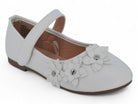 Toddler White Arlet Flat