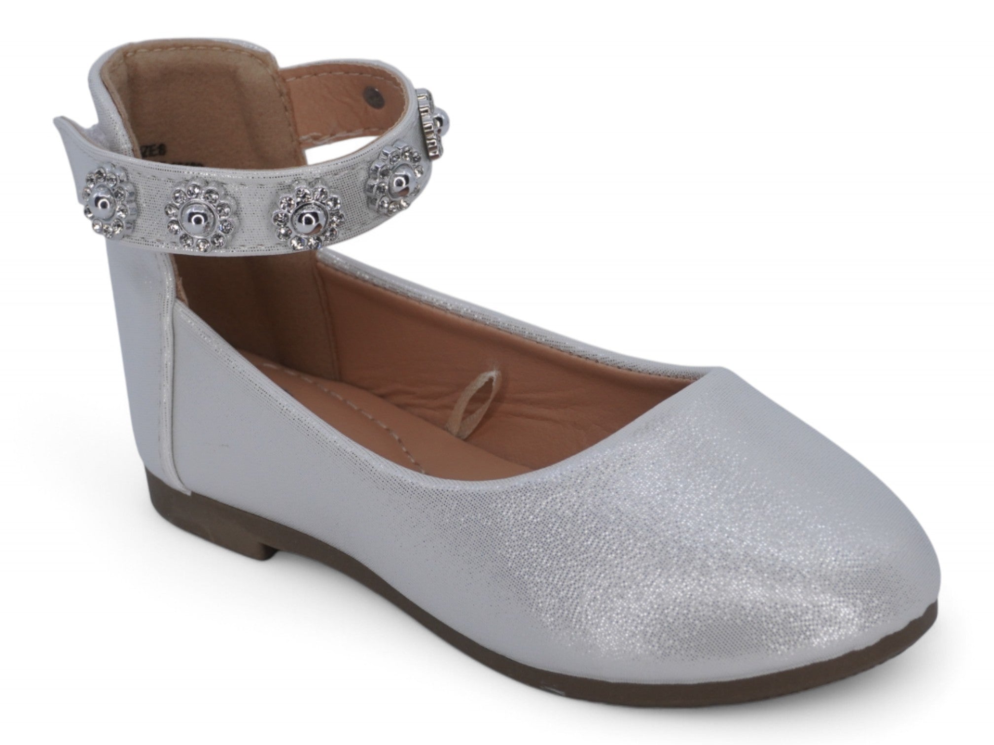 Toddler Silver Sindi Flat