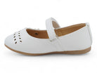 Toddler White Grace Flat