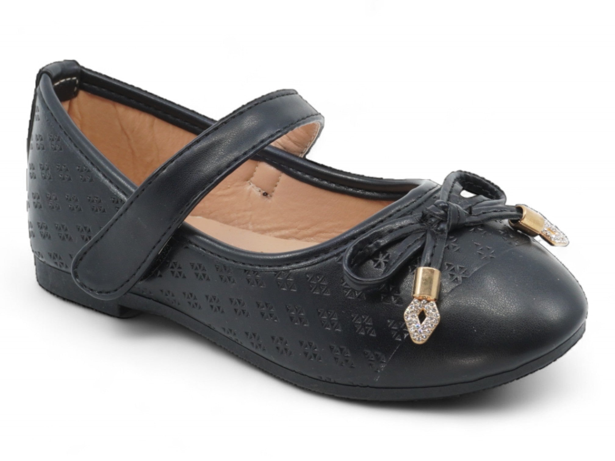 Toddler Black Gracie Flat