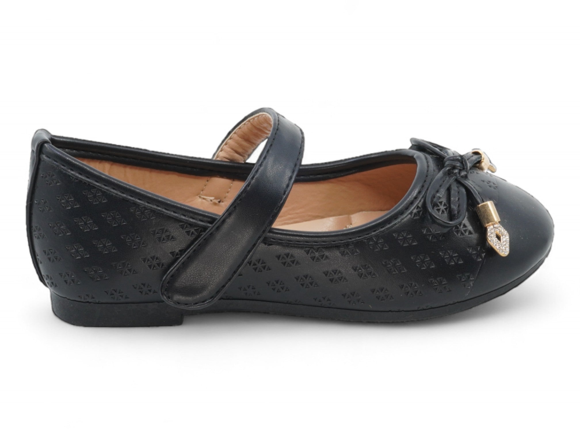 Toddler Black Gracie Flat