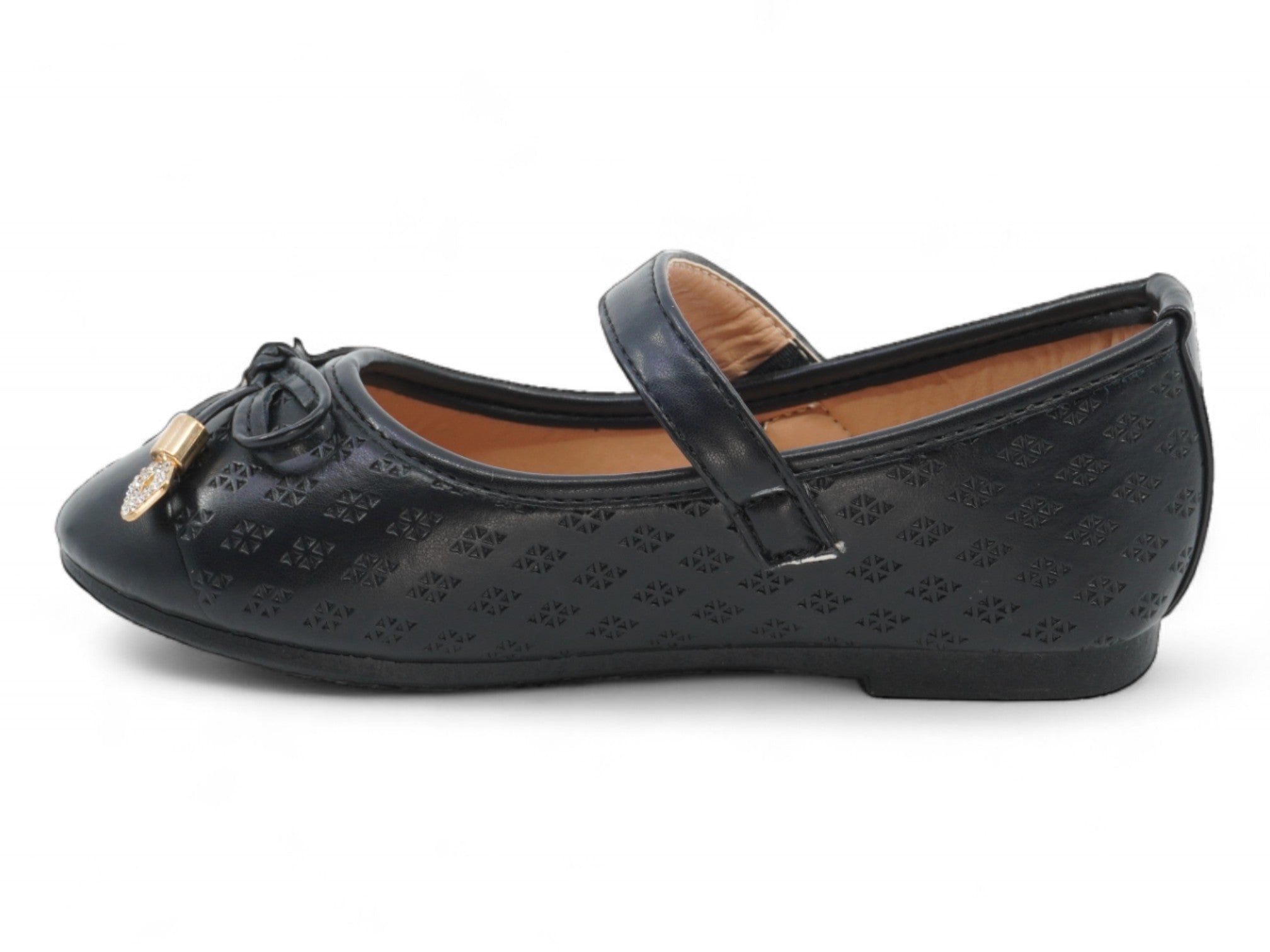 Toddler Black Gracie Flat