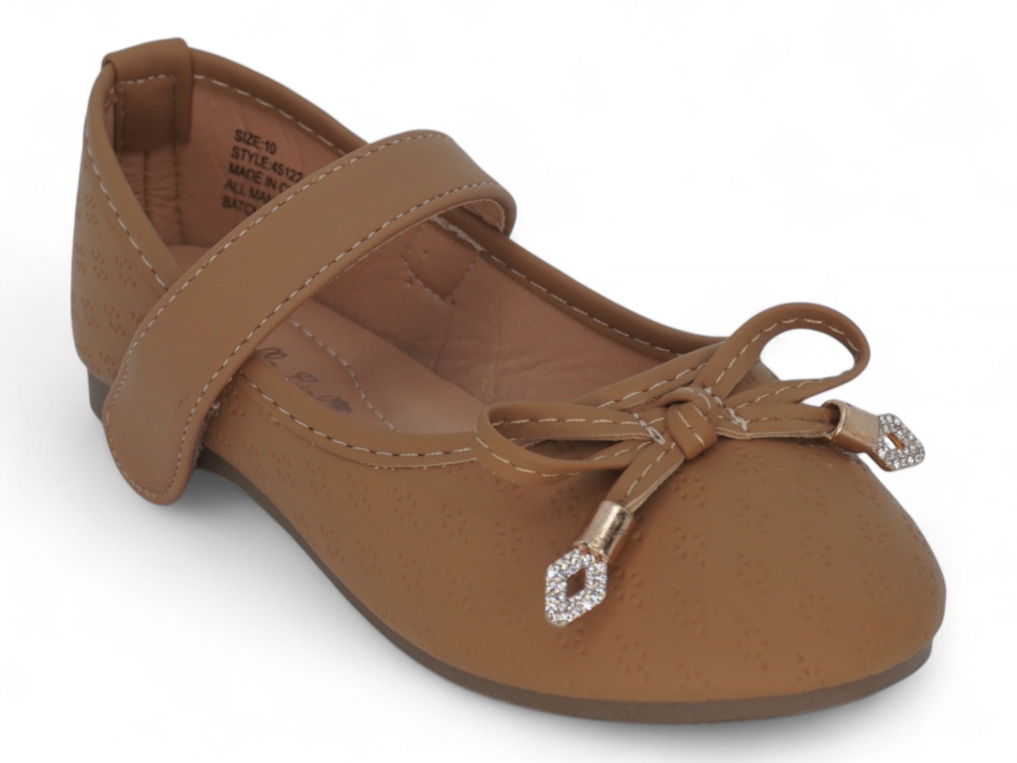 Toddler Tan Gracie Flat