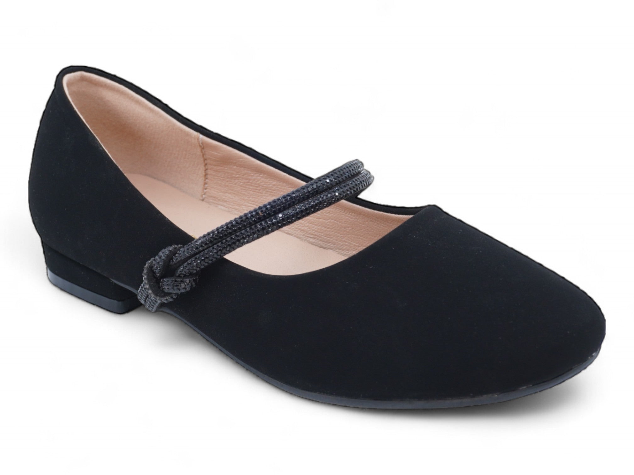 Girls Black Christiane Flat
