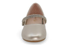 Girls Gold Christiane Flat