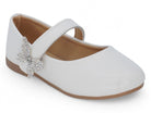 Toddler White Maddie Flat