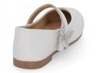 Toddler White Maddie Flat