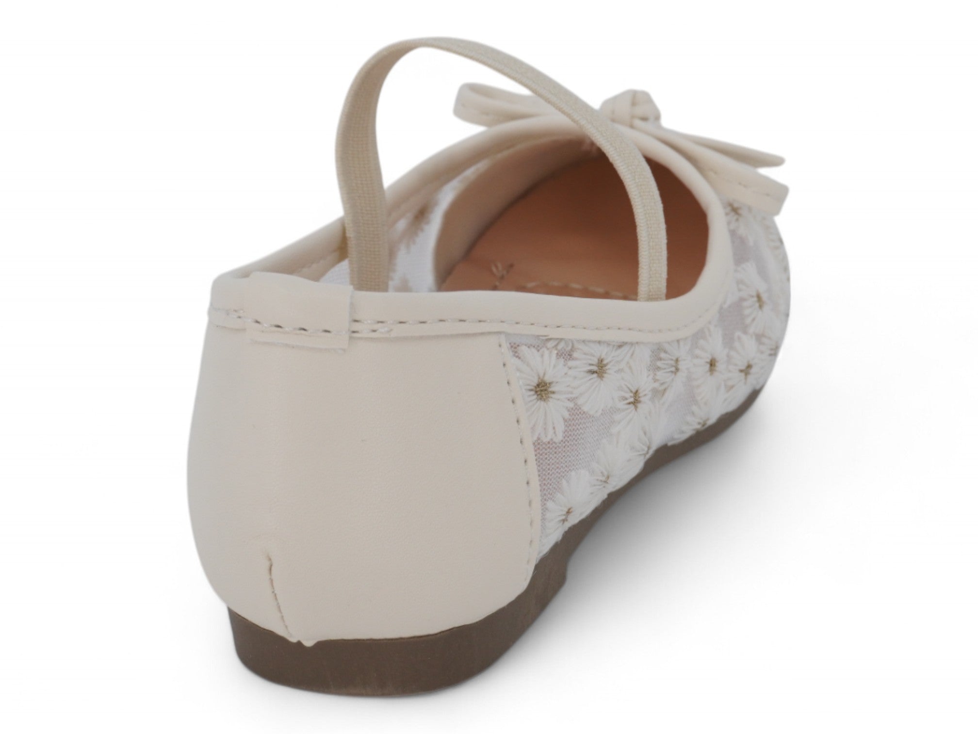Toddler Ivory Daisy Flat
