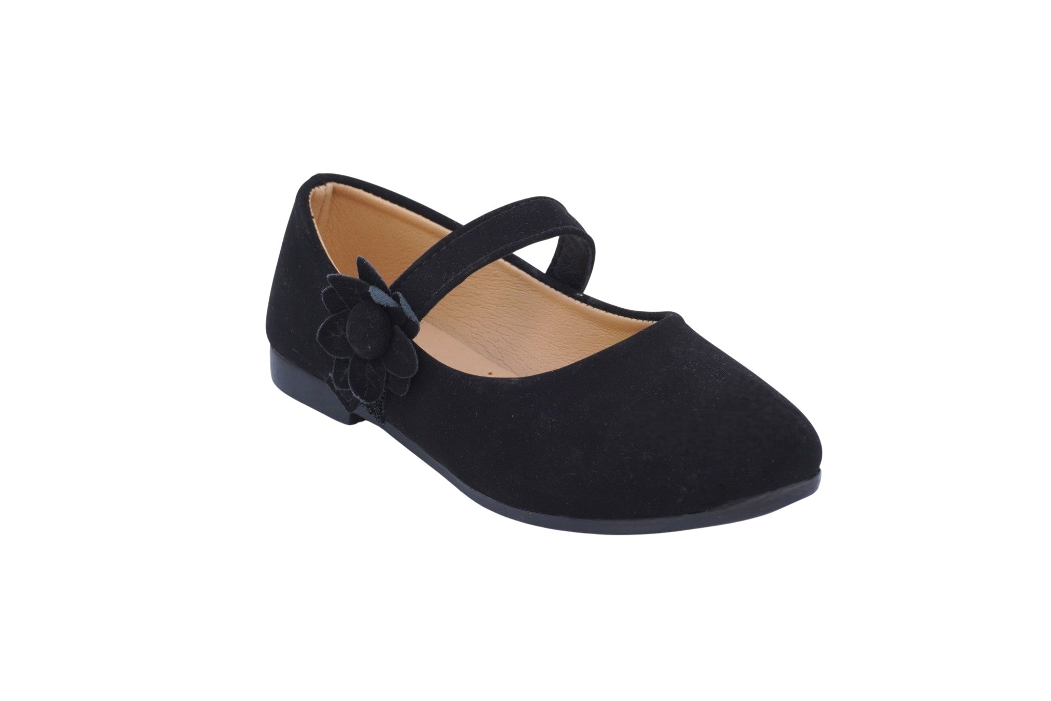 Toddler Black Aya Flat