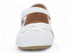 Toddler White Adina Flat