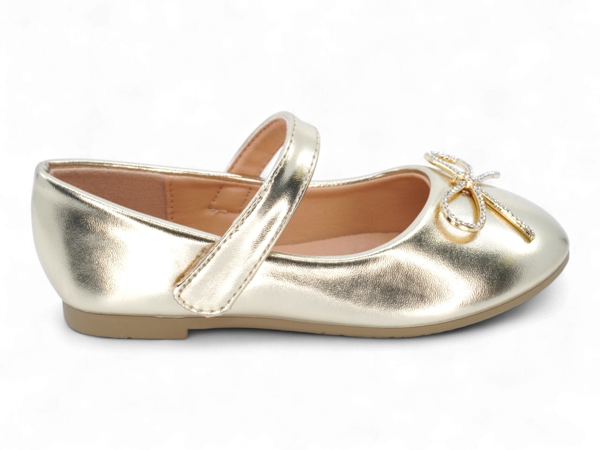 Toddler Gold Kim Flat