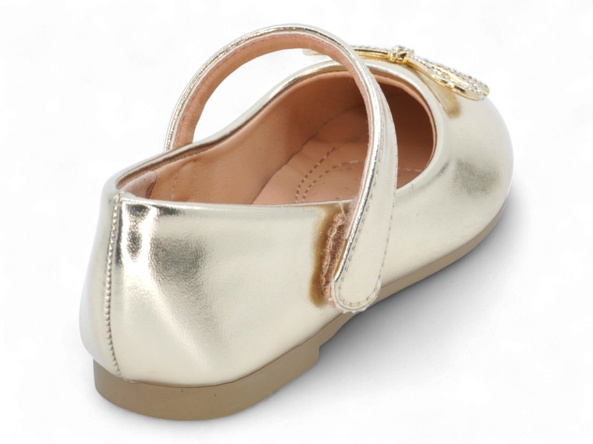 Toddler Gold Kim Flat