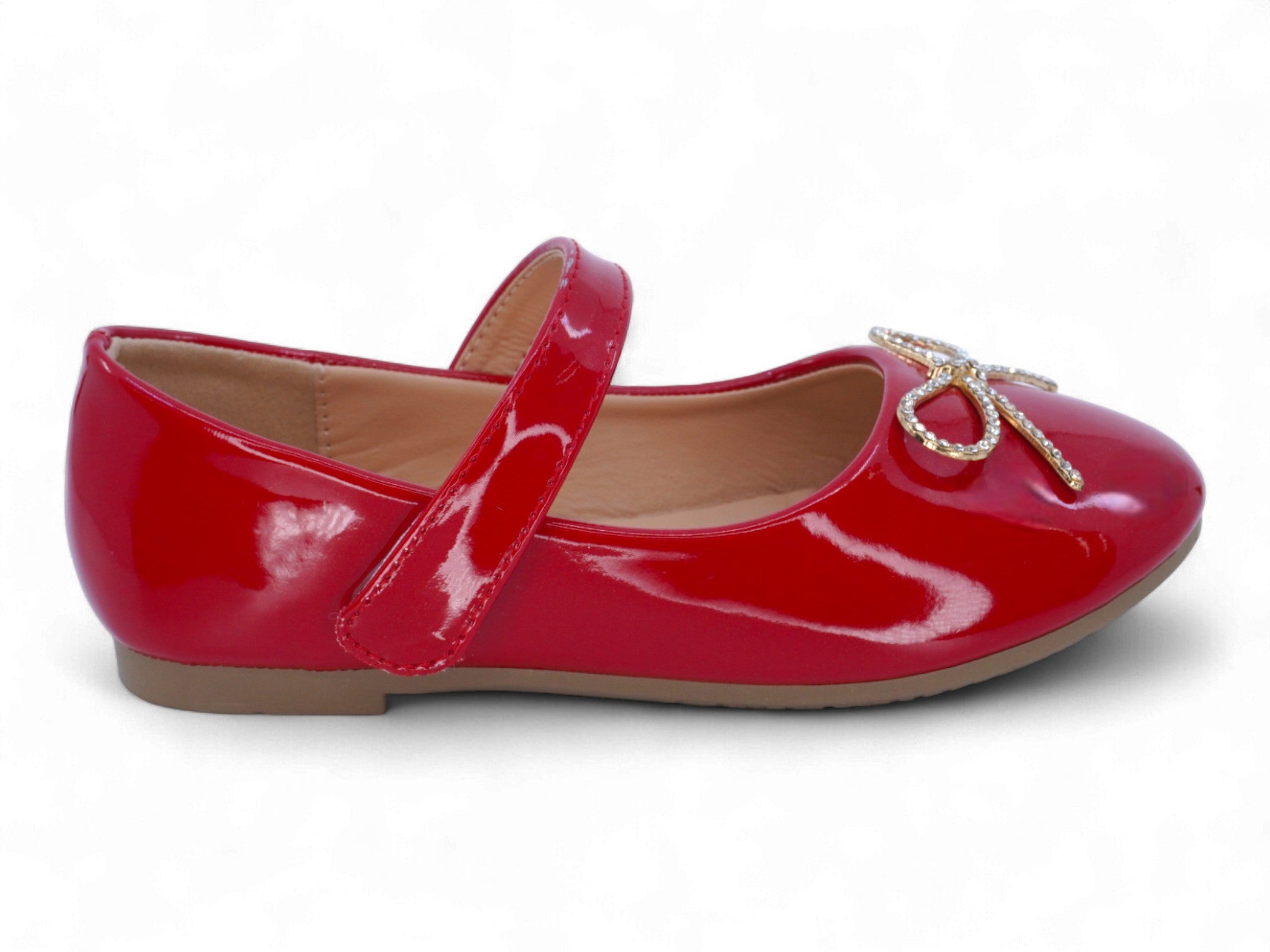 Toddler Red Kim Flat