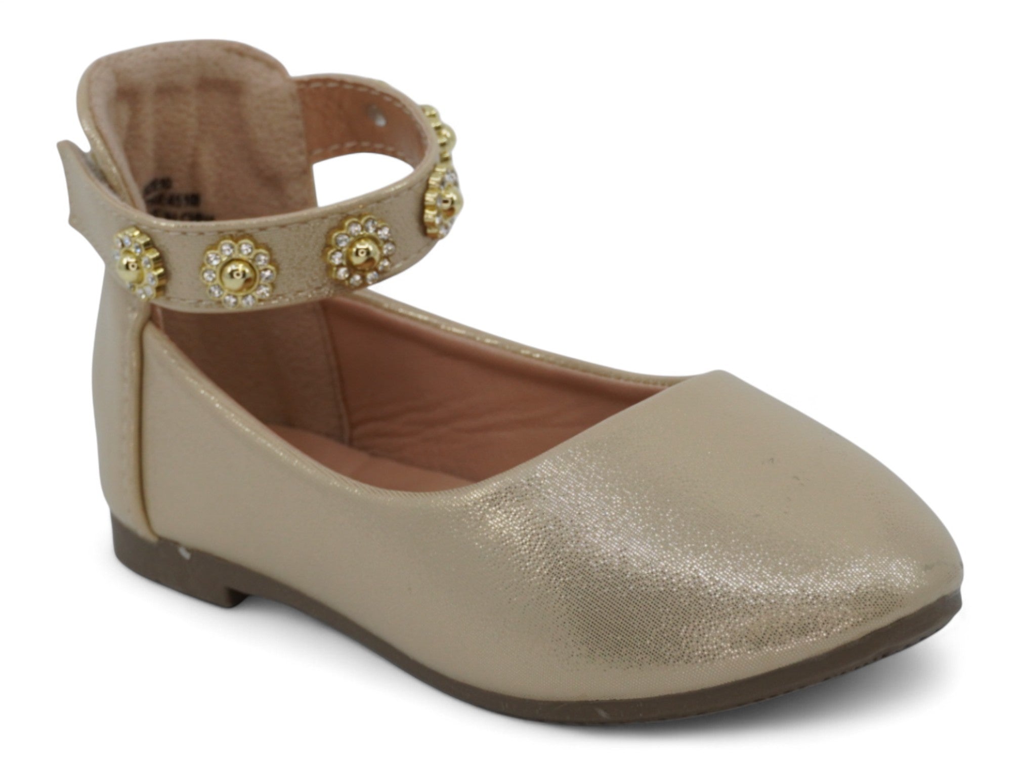 Toddler Champagne Cindi Flat