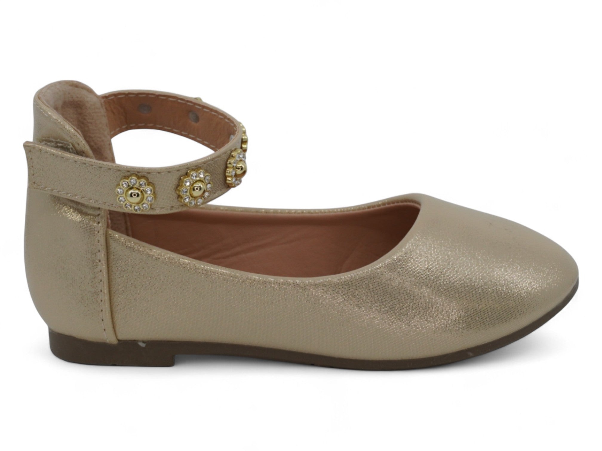 Toddler Champagne Cindi Flat