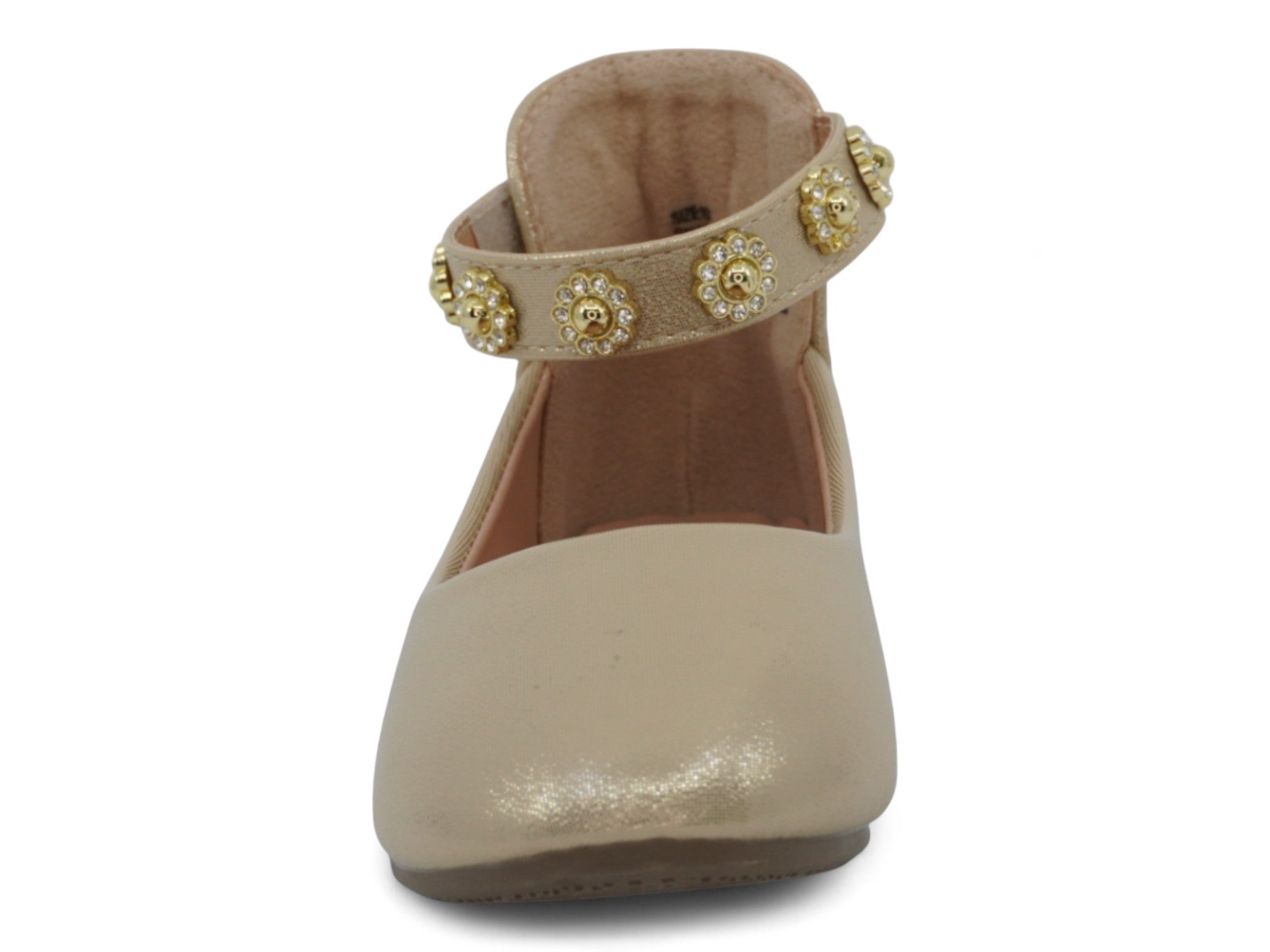 Toddler Champagne Cindi Flat