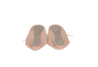 Girls' Nude Vegan Leather Ballerina Shoes