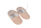 Girls' Nude Vegan Leather Ballerina Shoes