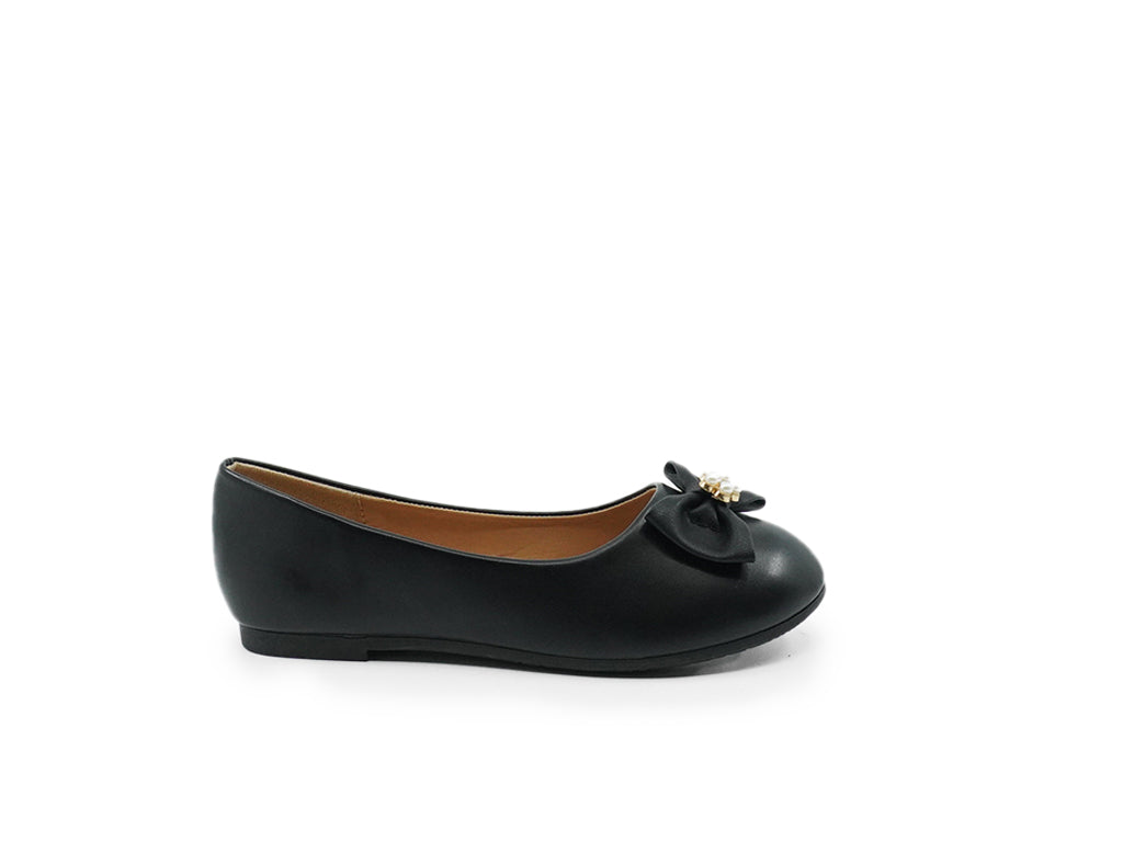 Girls' Black Sofia Flat