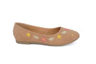 Girls' Tan Florencia Flat