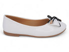 Girls' White Nuria Flat
