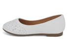 Girls' White Cataleya Flat