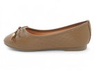 Girls Tan Gracie Flat