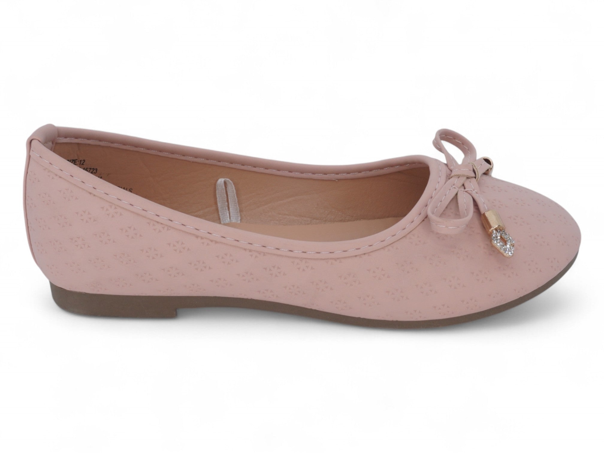 Girls Pink Gracie Flat