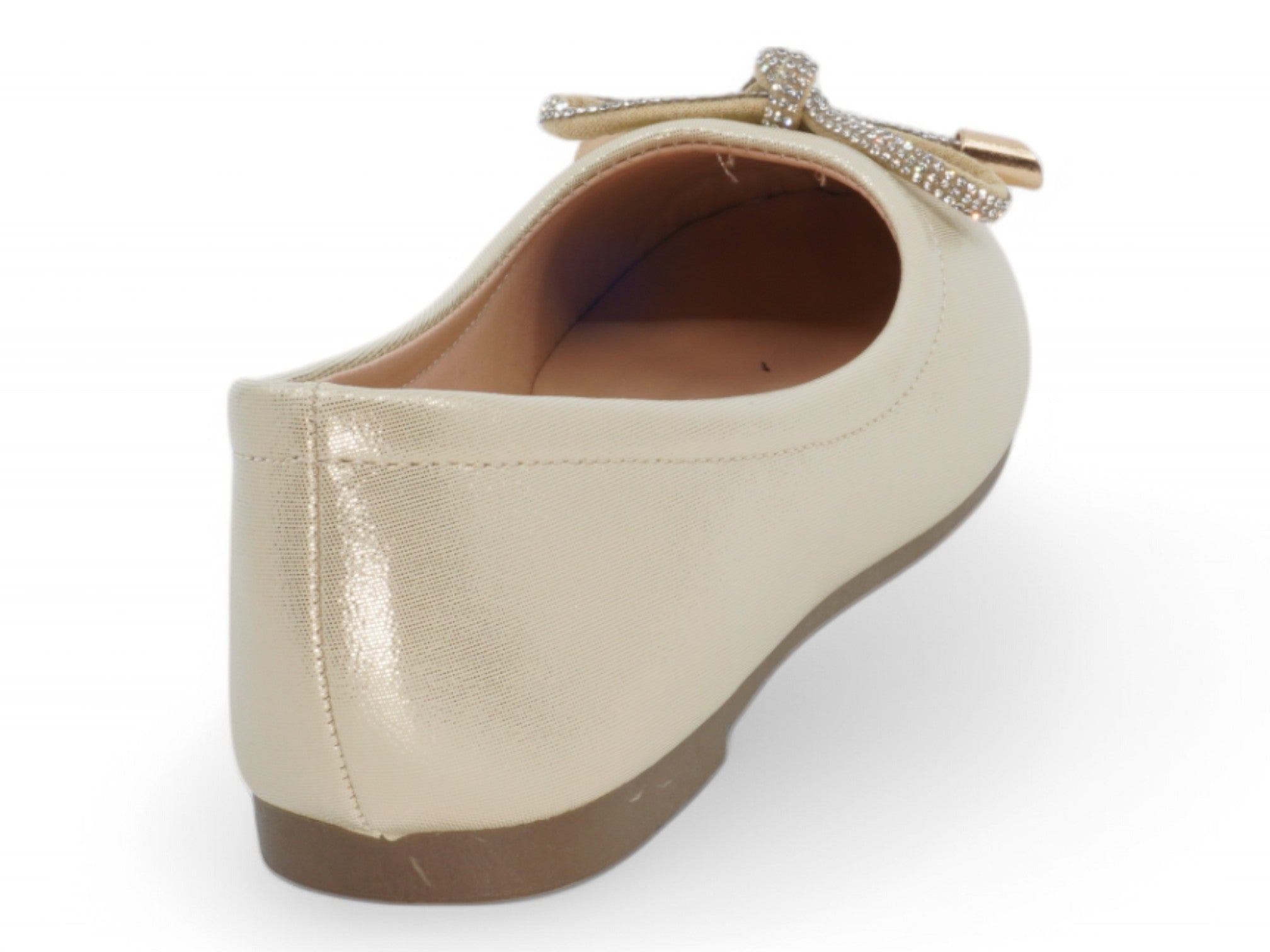 Girls Champagne Kitty Flat