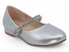 Girls Silver Christiane Flat