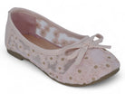 Girls Pink Daisy Flat