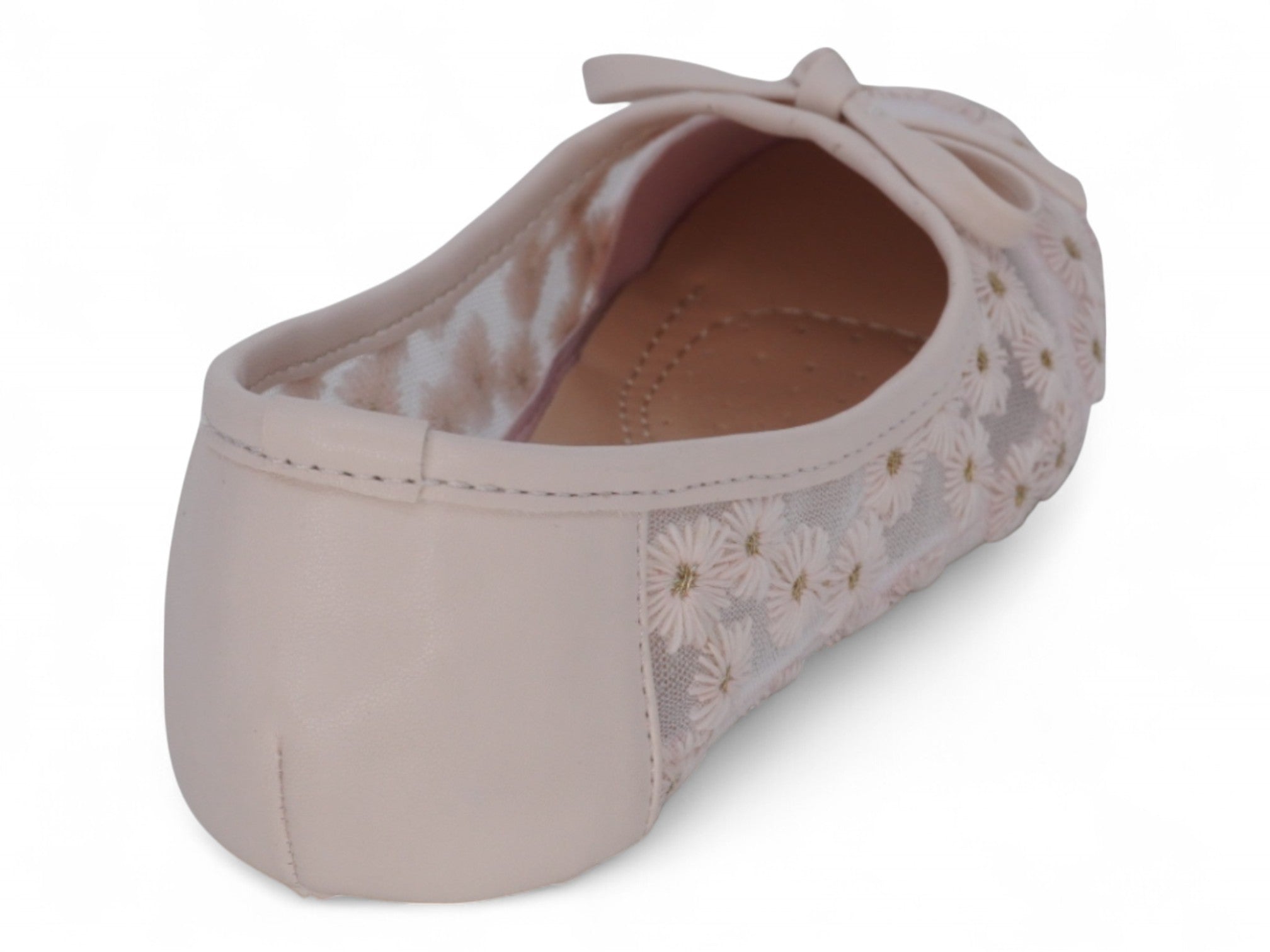 Girls Pink Daisy Flat