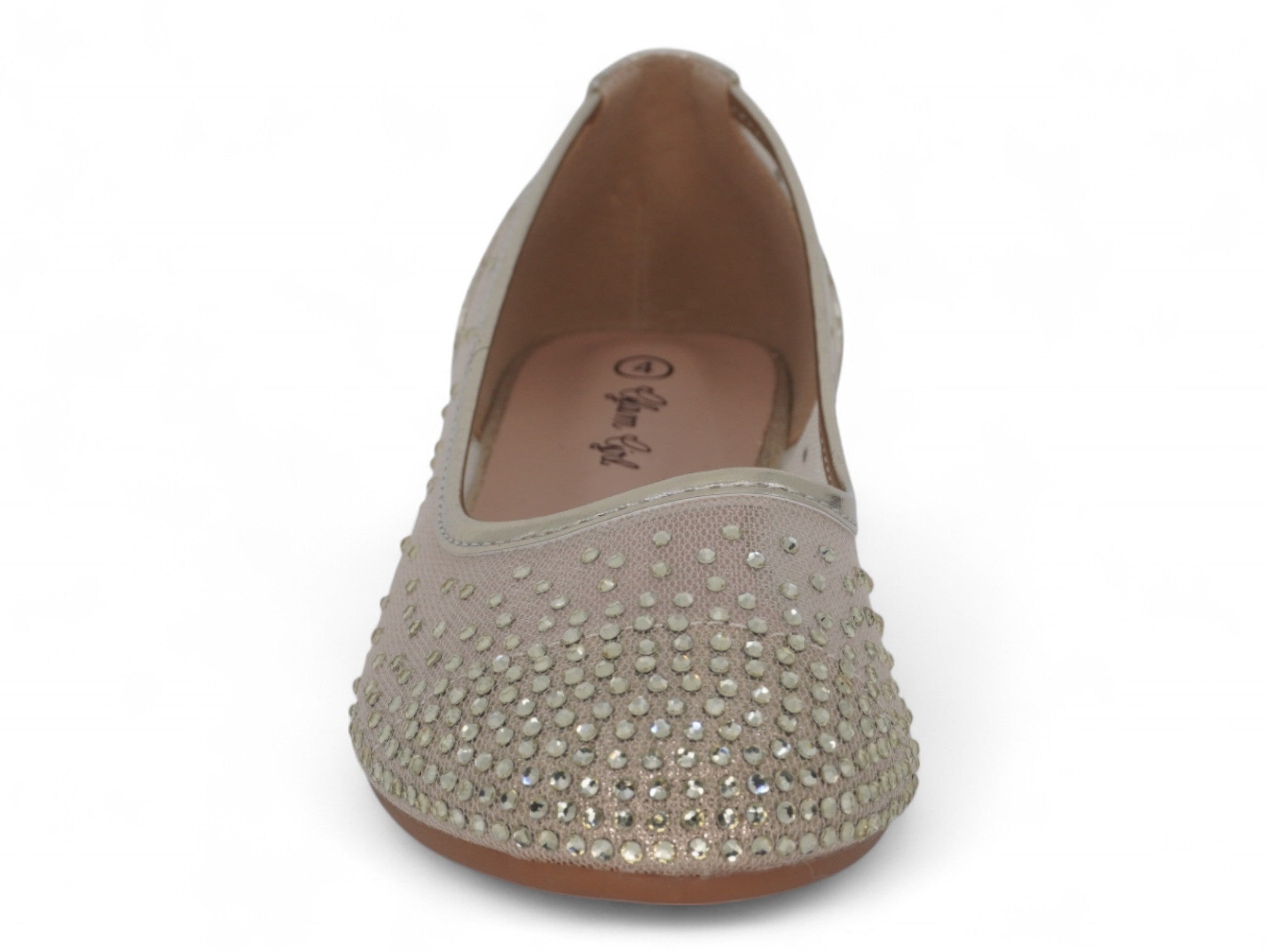 Girls' Champagne Luelle Flat