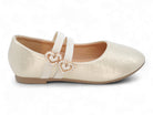 Girls' Gold Kaya Flat