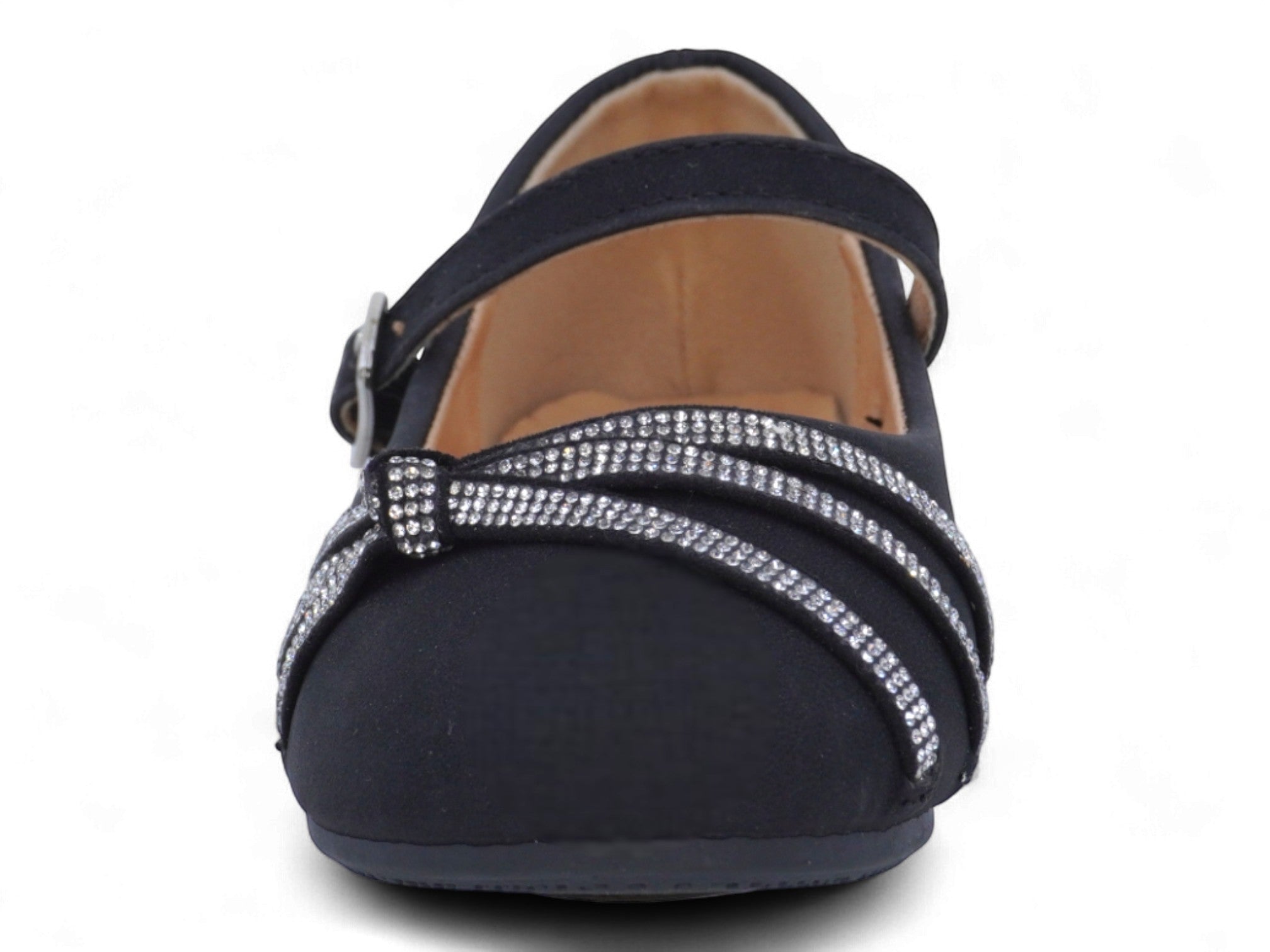 Girls' Black Mira Flat