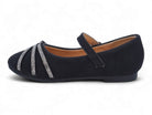 Girls' Black Mira Flat