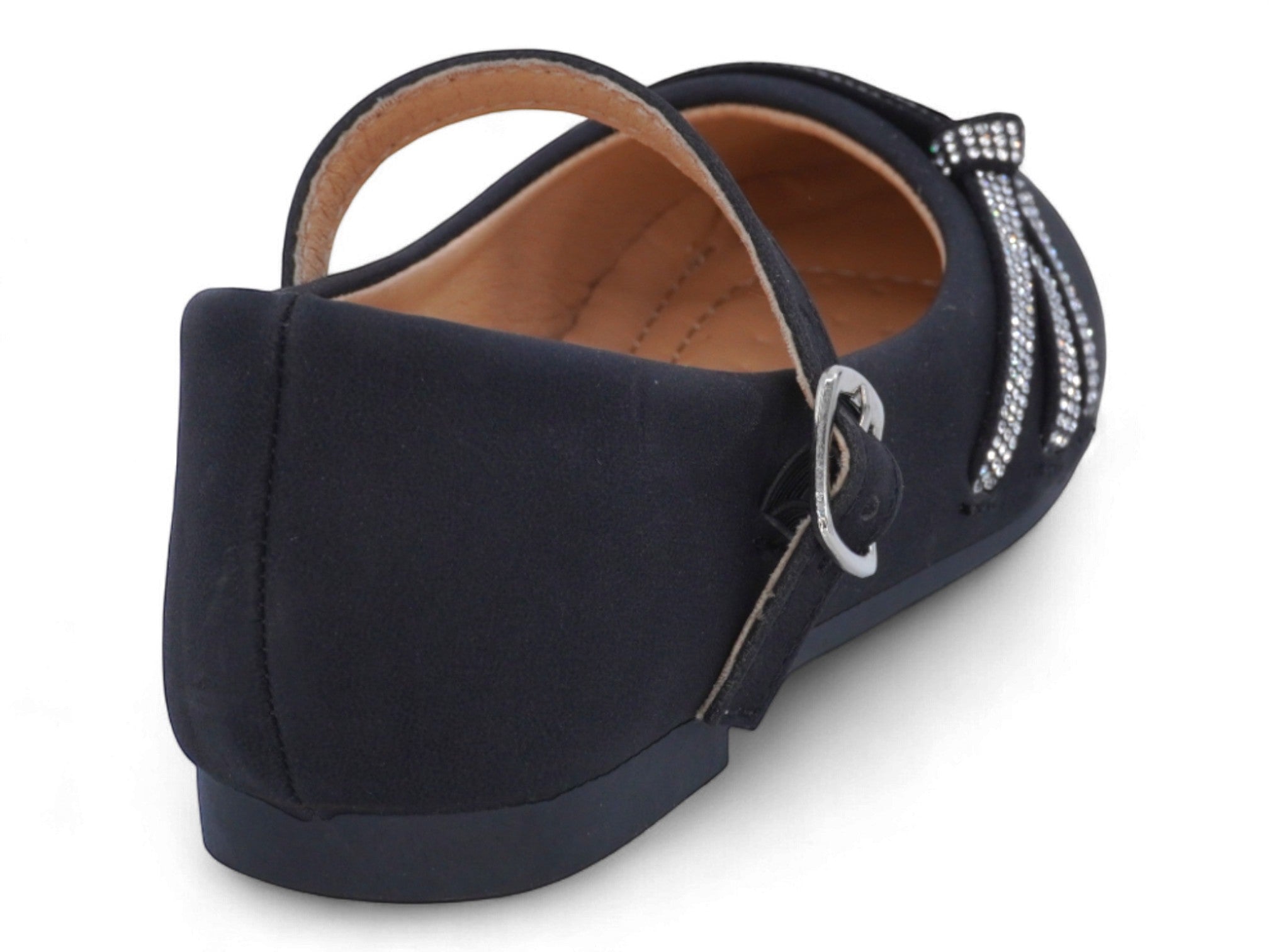 Girls' Black Mira Flat