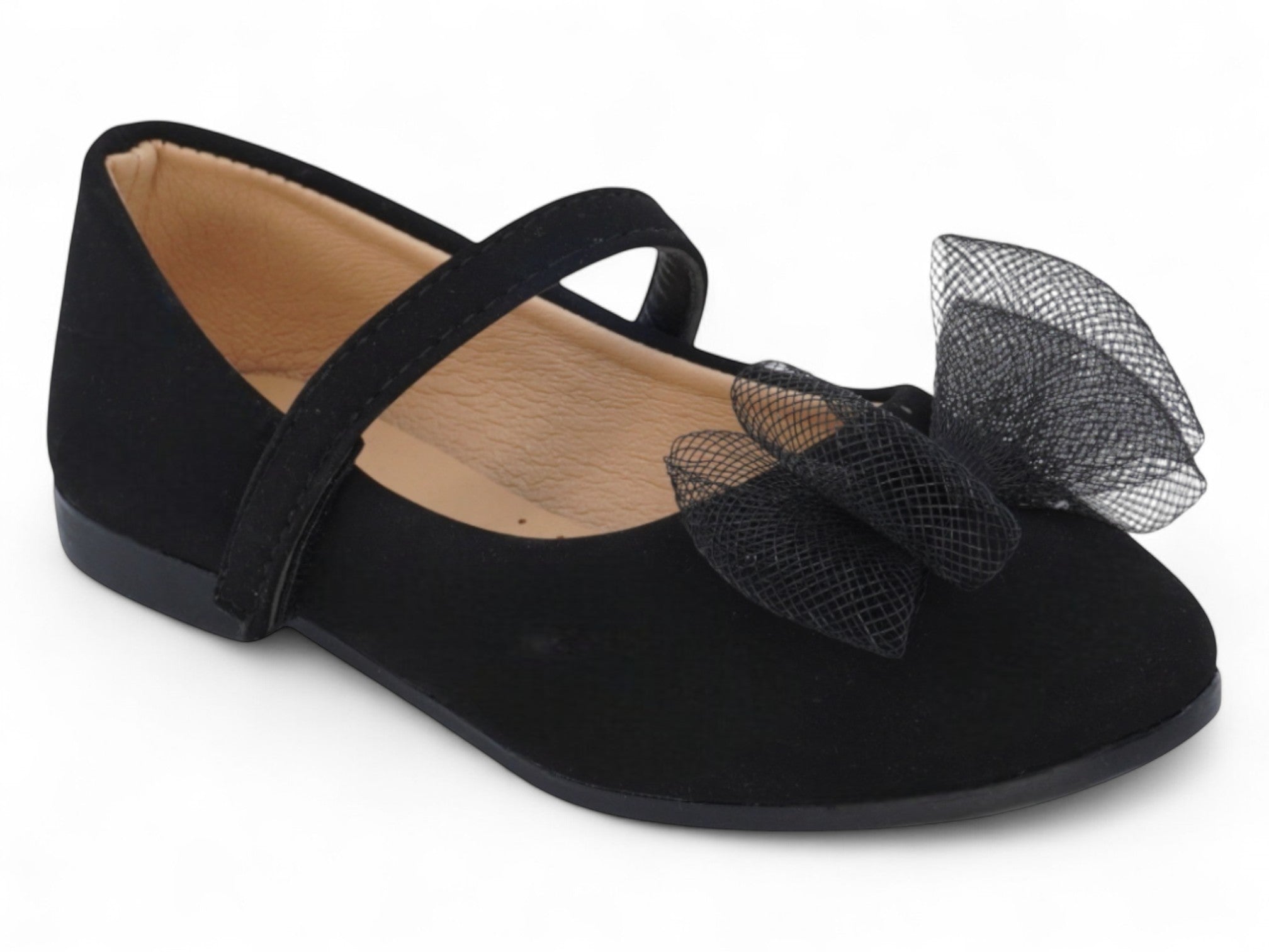 Girls' Black Lia Flat