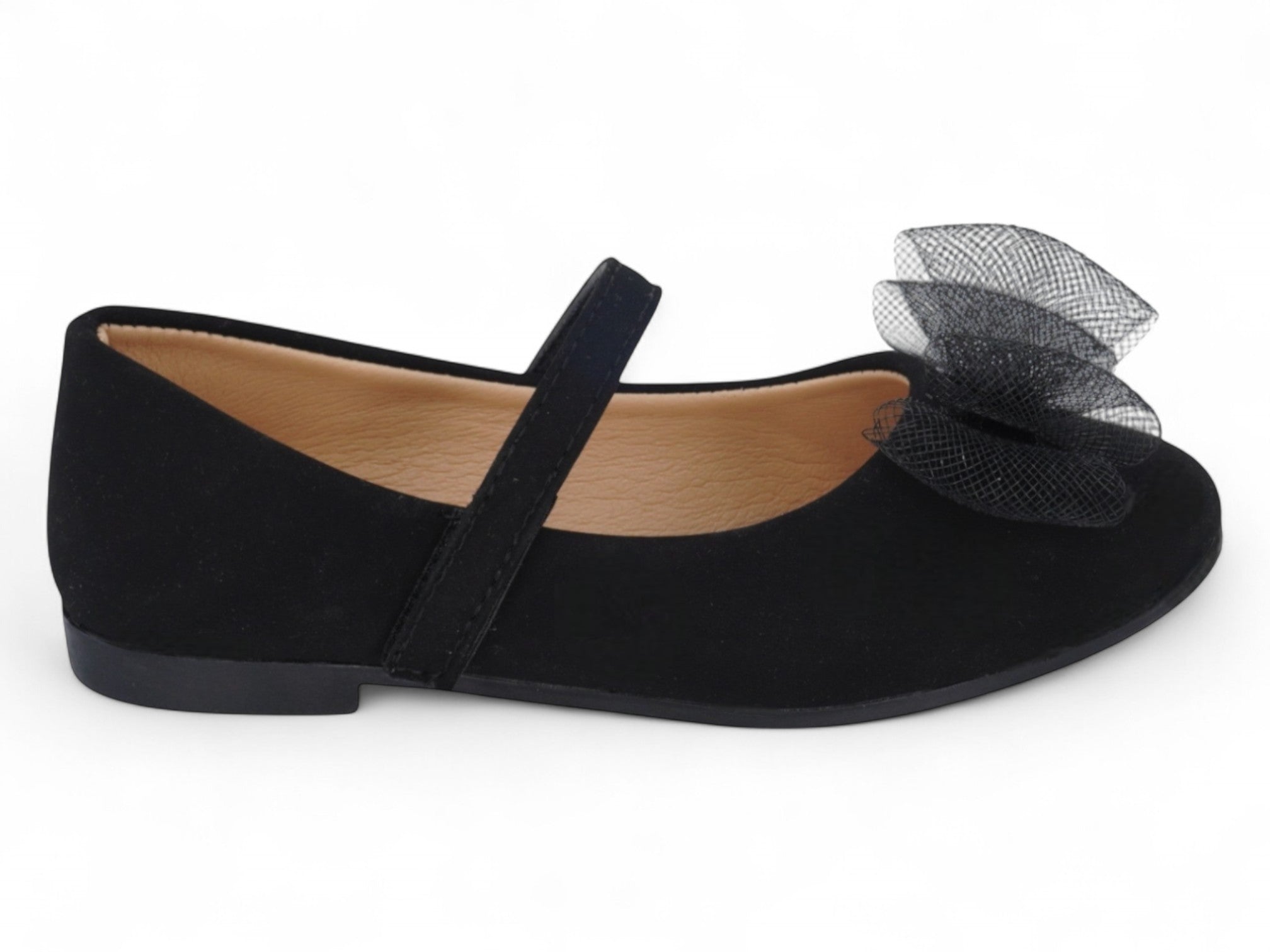 Girls' Black Lia Flat